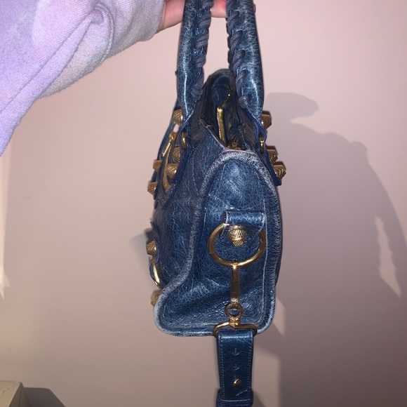 BALENCIAGA BAL MET MINI CITY BLUE - Picture 7 of 12